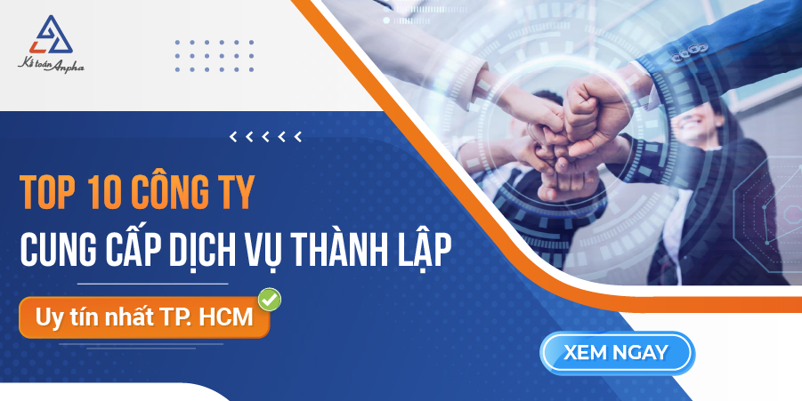 Top 10 dịch vụ thành lập công ty tại Bình Tân trọn gói, giá rẻ