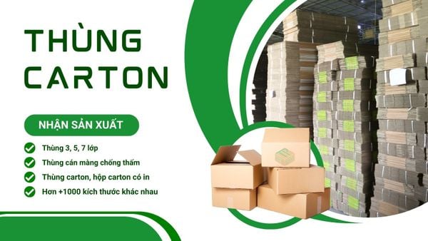Top 10+ xưởng sản xuất thùng Carton tốt nhất tại TPHCM