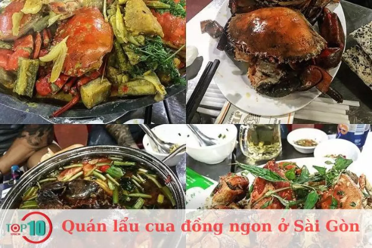 Top 12 quán lẩu cua đồng, cua biển ở Sài Gòn ngon nhất