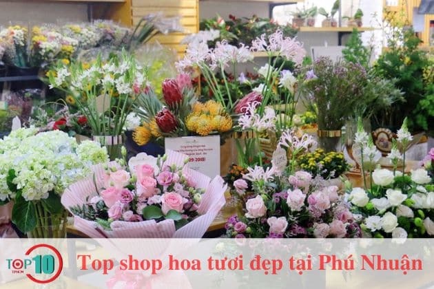 Top 20 shop hoa tươi tại quận Phú Nhuận, TPHCM rẻ đẹp, giao tận nơi