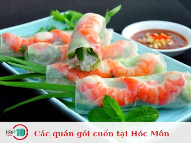 Top 5 quán gỏi cuốn ở Hóc Môn ngon, giá rẻ