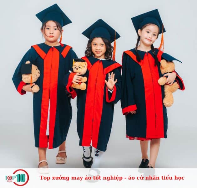 Top 5 xưởng may áo tốt nghiệp, áo cử nhân tiểu học ở TPHCM