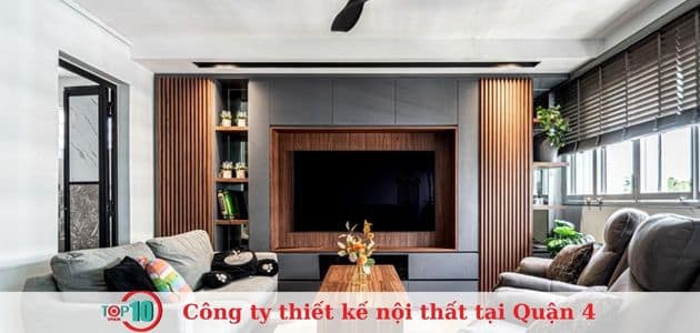 Top 8 công ty thiết kế nội thất tại Quận 4, TPHCM uy tín