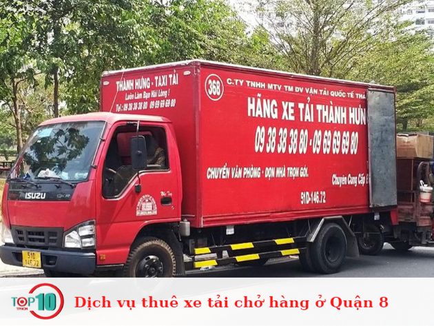 Top 8 dịch vụ cho thuê xe tải chở hàng ở Quận 8 giá rẻ, uy tín